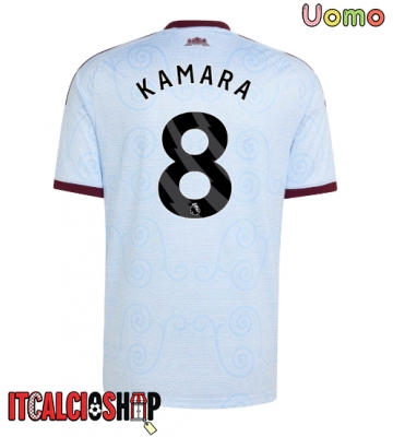 Aston Villa Boubacar Kamara #8 Terza Maglia 2026-27 Manica Corta